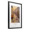 Stupell Industries Vintage Orange Paris Streets Framed Print Under Glass Art - 2 of 4