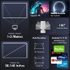 Mlchdykcp Mini Portable 4K Projector, SEPYMP VideoProjector, Independent 5 Watts Speaker, HD 1080P, 350 ANSI, Android 11 - 2 of 4