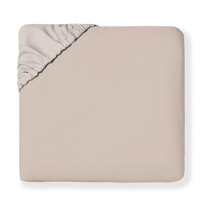 Makemake Organics GOTS Certified Organic Cotton Kids Fitted Sheet - Pecan
