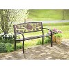 Evergreen Sunflower Bench - 3 of 4