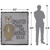 Yogi Bear The Jellystone Park Blanket 50"x60" Woven Tapestry - 2 of 4