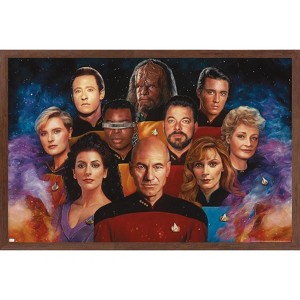Trends International Star Trek: The Next Generation - Nicky Barkla Illustration Framed Wall Poster Prints - 1 of 4