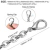 Unique Bargains Shoulder Bag Handbag DIY Accessories Iron Flat Purse Chain Strap 5 Pcs - 2 of 3