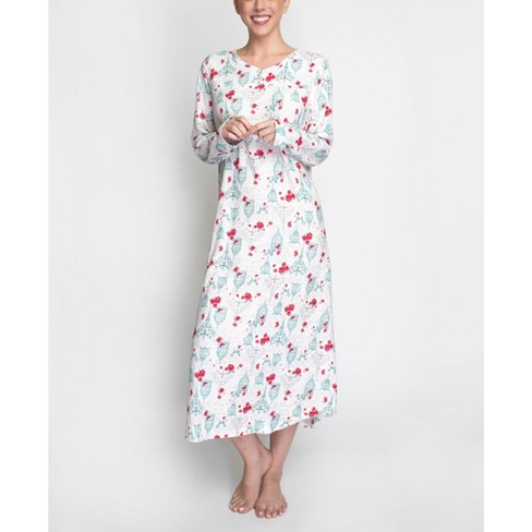 Long sleeve best sale pajama gown