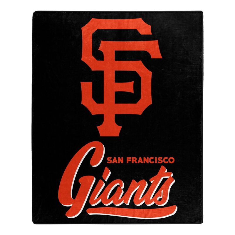 MLB SF Giants 50 x 60 Raschel Throw Blanket, 1 of 4