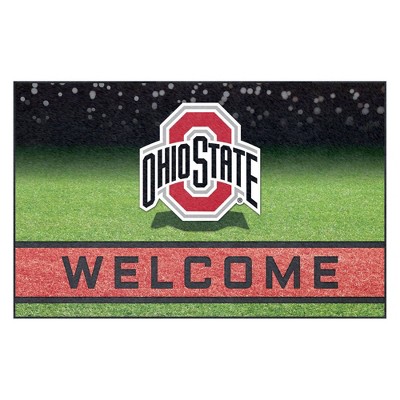 NCAA Ohio State Buckeyes Crumb Rubber Door Mat 18"x30"