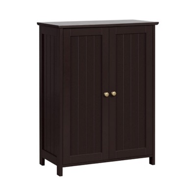 Vtec Trading Espresso Modern Bathroom Storage Floor Cabinet