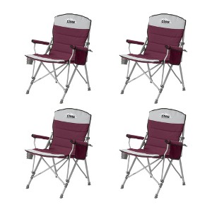 CORE Padded Arm Chair with Carry Bag, Gray (4 Pack) - 1 of 2