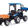 TopComfy Baby Walkers Kids Ride On Tractor Kids Toys Kids Fun Gift Working Loader Backhoe Digger Trailer Included for Kids, Blue, 24.8"*16.93"*22.05" - 2 of 4