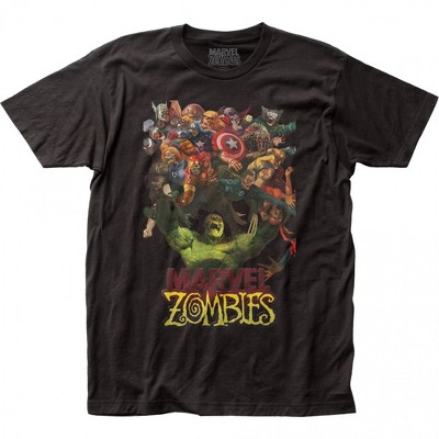Mens Marvel Zombies Comic Hulk Zombie Strength T-Shirt