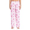 Casual Nights Women's Long Sleeve Notch Collar Floral Pajama Set - 4 of 4