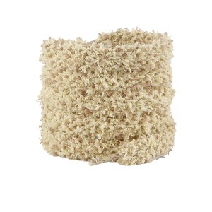 INSPIRE CHIC Flat Fuzzy Contrast Color Wide Fat Soft Fluffy Shoelaces for Sneakers 0.47 Inch 1 Pair - 1 of 4