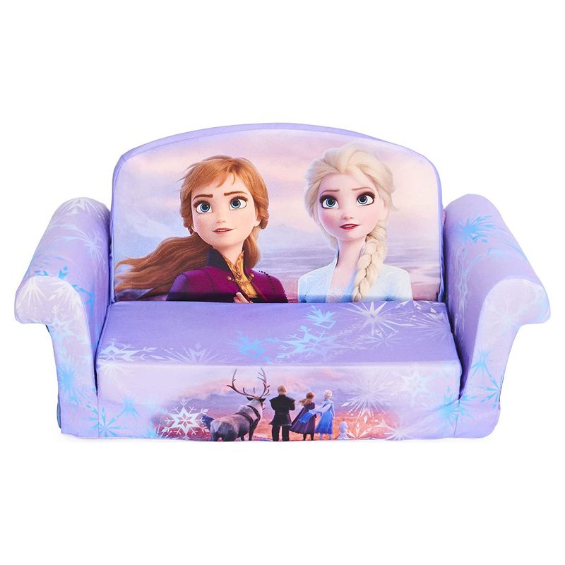 Marshmallow Furniture Disney's 2 in 1 Flip Open Compressed Foam Sofa and Sleeper Bed with Washable Cover, 1 of 8