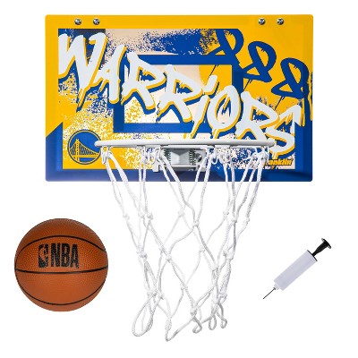 Nba Golden State Warriors Over The Door Mini Basketball Hoop : Target