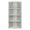 Modern Grey Etagere - 5-Tier Adjustable Shelf Bookcase for Office & Bedroom - 2 of 4