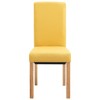 vidaXL Dining Chairs 4 pcs Yellow Fabric - 4 of 4