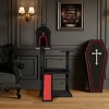 FURNIinspire Pet Tower Halloween Cat Tree Tower with Cat Condo, Scratching Board, Gothic Multi-Level Pet Furniture, Multicolored, 27.3"*29.25"*52.65" - 2 of 4