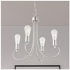 Livex Lighting Bari 4 - Light Chandelier in  Brushed Nickel - 4 of 4