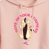 Women's - Disney Villains - None Of Ur Business Cropped Graphic Hoodie - 2 of 3