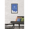 Trends International The White Lotus - White and Blue Logo Framed Wall Poster Prints - 2 of 4