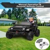 Jojoka 24V 2 Seater Ride on Toys for Kids, Ride on Truck with Remote Control, 20" Wide Seat, MP3, Lights, Powered Car Wheels for Boys Girls - 4 of 4