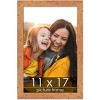 PosterPalooza | Shabby Chic Orange Picture Frame - UV Acrylic, Foam Board Backing, Hanging Hardware - 2 of 4