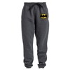 Batman Classic Bat Shield Logo Unisex Jogger Sweatpants with Pockets for Men and Women Charcoal - 3 of 4