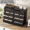 Whizmax 8-Drawer Double Dresser - Wide-Top Wooden Chest with Deep Drawers for Bedroom, Kids Room, Living Room - 4 of 4