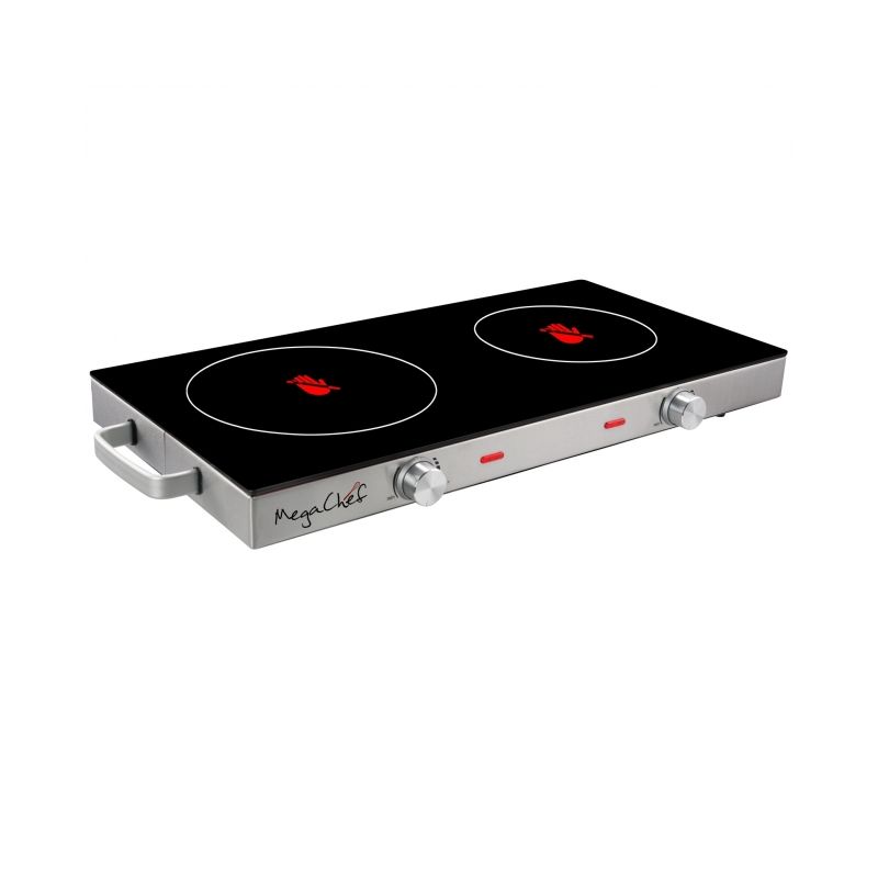 MegaChef Ceramic Infrared Double Cooktop, 1 of 9