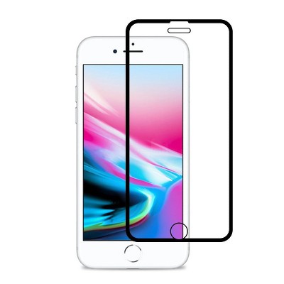 Valor Full Coverage Tempered Glass LCD Screen Protector Film Cover For Apple iPhone 6/6s/7/8, Black