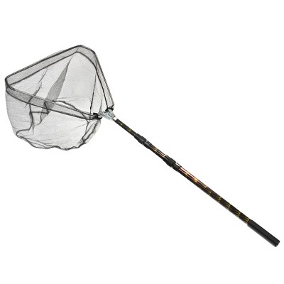 Unique Bargains Aluminium Alloy Telescopic Landing Pole Handle Folding Fishing Net