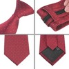 Elerevyo Men's Casual Formal Zipper Pre-Tied Classic Patterned Neck Ties - 4 of 4