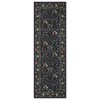 Washable Area Rugs Floral Carpet with Non-Slip Backing - 3 of 4