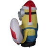 Gemmy Christmas Airblown Inflatable Minions Carrying Candy Cane Scene Universal, 4 ft Tall - 4 of 4