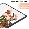 48x14 Inch Full Length Tempered Glass Door Mirror - Over The Door Hanging, No Drill Installation - 3 of 4