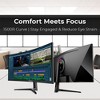 Deco Gear 34 inch Curved Ultrawide Business Monitor, 3440x1440, 100Hz, HDR - 4 of 4