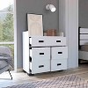 NicBex 5 Drawer Dresser for Bedroom,Modern Style Drawers with 4 Wooden Legs,Dressers for Kids Room,Living Room,Entry and Hallway - 2 of 4