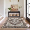 Area Rug - Non-Slip Soft Low Pile Stain Resistant Throw Carpet for Living Room, Bedroom Nursery Dining Room Playroom - 2 of 4