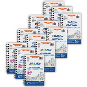 Prang Mixed Media Journal, Heavyweight, 8-1/2" x 5-1/2", 80 Sheets, Pack of 12 - 1 of 3