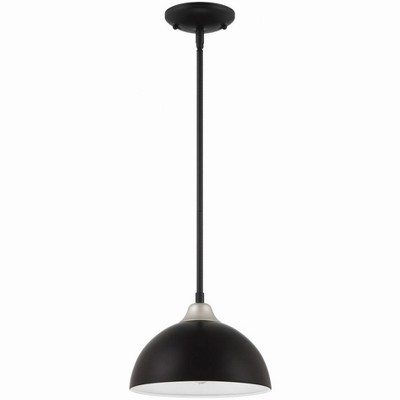 Craftmade Lighting Kahn 1 - Light Pendant in  Midnight/Satin Aluminum