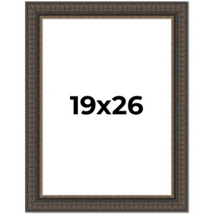 PosterPalooza | Museum Brown Picture Frame - UV Acrylic, Foam Board Backing, Hanging Hardware - 1 of 4