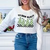 Simply Sage Market Women's Graphic Sweatshirt Be Jolly Checkered Tree - 3 of 3