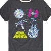 Boys' - Star Wars - Millennium Falcon, Death Star, & Ships Short Sleeve Graphic T-Shirt - 2 of 4