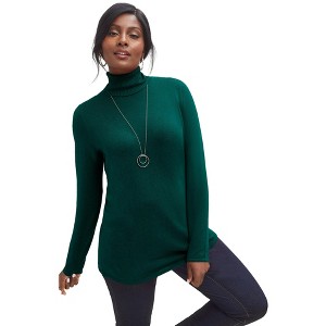 Jessica London Carefree Cashmere Turtleneck - 1 of 4