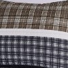 Barefoot Bungalow Gold Rush Reversible & Light-Weight Bedspread Pillow Sham, King 20x36-inch, Gray - 3 of 3
