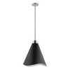 Nuvo Lighting Tango 1 - Light Pendant in  Matte Black/Polished nickel - 2 of 4