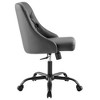Modway Distinct Swivel Office Chair – Tufted Vegan Leather with Adjustable Height and Chrome Base - 2 of 4