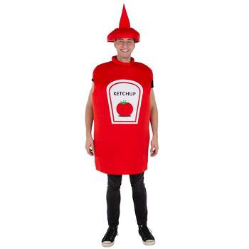 Dress Up America Ketchup Bottle for Adults - One Size