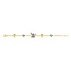 Disney Womens Stitch Bracelet with Station Pendants 6.5" + 1" - Gold Plated Stitch Jewelry Officially Licensed - 3 of 4