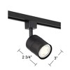 Pro Track Clifford Black Mesh LED Track Head for Halo System - 4 of 4